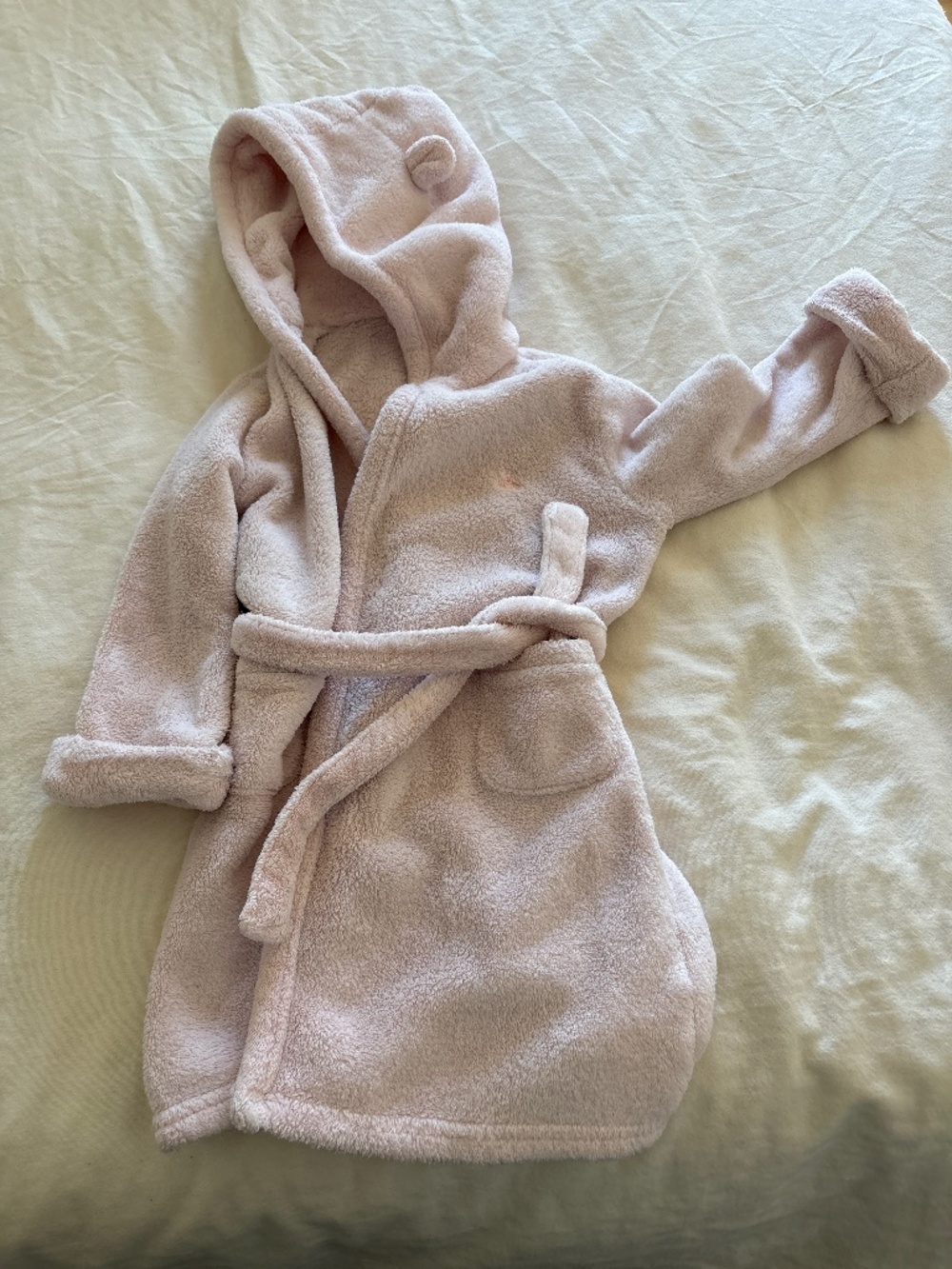 Gap kids pink Robe with ears size 3